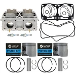Niche Cylinder Piston Gasket Kit For Polaris Pro Rmk Indy 800 Xcr 3022828. Fixed Price $445.95.