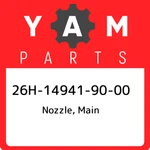26H-14941-90-00 Yamaha Nozzle, Main 26H149419000, New Genuine Oem Part. Fixed Price $70.90.