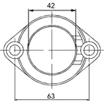 Kimpex Carburetor Flange For Polaris 07-100-05. Fixed Price $29.92.