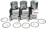 Ski-doo Formula Mach 700, 1997-2000, Wiseco Std Pistons; Set 3, 2382M06975. Fixed Price $380.52.