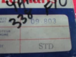 Yamaha GP338 SL338 GS338 Spi Single Piston Kit/twin Ring 09-803 Std. Fixed Price $19.99.