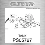 PS05767 Tank Fits John Deere (surplus Open Box). Fixed Price $91.88.