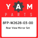 8FP-W2628-03-00 Yamaha Rear View Mirror Set 8FPW26280300, New Genuine Oem Part. Fixed Price $595.30.