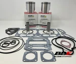 '01-'04 Polaris 440 Pro X Wiseco Top End Kit Stock 66.00MM Bore Pistons, Gaskets. Fixed Price $321.04.