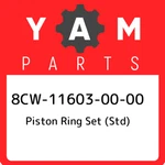 8CW-11603-00-00 Yamaha Piston Ring Set (std) 8CW116030000, New Genuine Oem Part. Fixed Price $79.98.