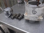 1998 Yamaha 700 Xtc Deluxe Snowmobile Parts: Jug #1 Piston +3 Bearings & Pins. Fixed Price $129.99.
