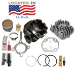 Fits Arctic Cat Y-6 Youth 50 Piston Cylinder Head Kit Rings Gasket. Fixed Price $49.90.