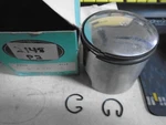 Wiseco 2148P2 1970 Ski-doo Rotax 440 430.1CC Blizzard +.020 Piston Rings. Fixed Price $99.99.