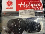 Genuine Yamaha SFM-2 Base Plate Set / SHE-06MMP-NC-NS New Helmet. Fixed Price $9.99.