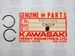 Kawasaki Nos New 92036-003 Piston Pin Circlip (2) F6 F7 G3 G4 G5 Kd Ke Kh Km Ks. Fixed Price $9.99.