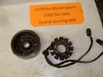2000 Ski Doo Grand Touring 600 02 01 CK3 Rave Stator Gen Magneto Flywheel. Fixed Price $55.00.