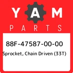88F-47587-00-00 Yamaha Sprocket, Chain Driven (33T) 88F475870000, New Genuine Oe. Fixed Price $166.15.