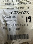 1603-023 R/b 3604-594 Arctic Cat Shock Eyelet Axle Pack Of New Oem. Fixed Price $8.89.