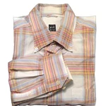 Ike Behar Multicolor Men's Casual Long Sleeve Shirt Xxl Pocket Cotton. Fixed Price $29.27.