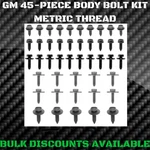 1993-2002 Camaro Rs Slp Interior Exterior Engine Bay Body Bolt Screw Kit Gm. Fixed Price $32.97.