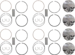 Wossner Pistons Kit K7502DA-4. Fixed Price $585.20.