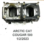 Arctic Cat Snowmobile Cougar 500 F/c Crankcase 3002-929. Fixed Price $66.75.