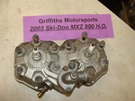 2003 Ski-doo 800HO Mxz Rev Oem Cylinder Heads Nice W Bolts. Fixed Price $159.00.