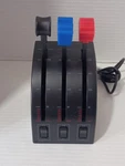 Saitek Pro Flight Three Lever Throttle Quadrant With PS/2 Connecor PZ45 Mad Catz. Fixed Price $50.00.
