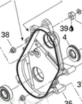 Brp 2004 Ski-doo Summit 800 Rev Chain Case 504152482. Fixed Price $41.99.
