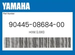Yamaha Genuine Hose (L330) 90445-08684-00. Fixed Price $6.53.