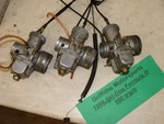 1998 Skidoo Formula Iii 600 CK3 Oem Mikuni Triple Carburetors Cables Set. Fixed Price $298.00.