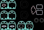 Vertex Complete Engine Gasket Kit W Oil Seals Honda Elite 150 86. Fixed Price $100.02.