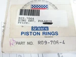 Polaris 340, 1977-1982, .040 Piston Rings R09-706-4. Fixed Price $12.99.