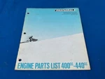 Vintage Chaparral Fuji 400 440 G44B G40B Snowmobile Engines Parts Manual Book. Fixed Price $18.95.