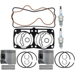 Niche Piston Gasket Spark Plug Kit For Polaris Switchback Rush Sks Rmk 800. Fixed Price $106.95.