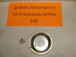 1979 80 81 Kawasaki Drifter 340 Recoil Starter Cup Catch Ring Pulley. Fixed Price $12.00.