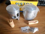 Nos Mc Brand Yamaha Std Standard Piston Set YR1 YR2C 168-11631-00-96 Japan. Fixed Price $29.95.