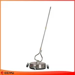 13.7" Pressure Washer Surface Cleaner With 4 Wheels Stainless Steel. Fixed Price $69.34.