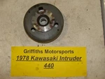 1978 79 80 Kawasaki Intruder 440 Magneto Rotor Flywheel Oem FP4485. Fixed Price $98.00.