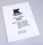 Kohler K440-2AS K440-2AX K618-2 Two Stroke Engine Service Repair Manual. Fixed Price $19.97.