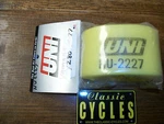 Yamaha YZ80 1976 1977 Mx Air Filter & Cage Uni NU-2227 Ahrma Motocross. Fixed Price $22.95.