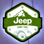 Jeep Led Sign Wrangler Neonetics Lamp Patriot Renegade 4X4 Sport Opti 1941. Fixed Price $179.99.