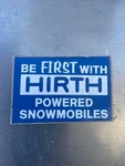 Vintage Nos 3 1970 Hirth Engines Snowmobile Racing Decal Sticker. Fixed Price $10.99.