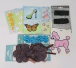 Mixed Lot Of 10 Sew/iron Appliques 23 Pieces Total All New. Fixed Price $18.99.