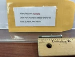 New Nos Yamaha Screw Pan Head Part# 98580-04540-00 List Of Model Fits Below. Fixed Price $6.99.