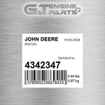 4342347 Piston Fits John Deere (surplus Open Box). Fixed Price $59.93.