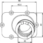Kimpex Carburetor Flange For Ski-doo 07-102-12. Fixed Price $43.55.