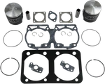 Wiseco Piston Kit With Gaskets 77.50MM Ski-doo 643 Engine Type. Fixed Price $414.95.