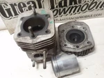 Arctic Cat 340 Fancooled Snowmobile Engine Cylinder Piston Head Jag Puma Panther. Fixed Price $45.00.
