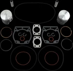 Wiseco Top End Rebuild Kit 72MM 1.50OB Ski Doo Formula 521 86-88. Fixed Price $352.97.