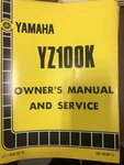 Vintage Yamaha Manual Reapir Book Service YZ100K LIT-11626-03-78. Fixed Price $30.00.
