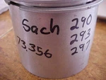 Sachs Single Cylinder Snowmobile Piston 290- 293-297 Stock And Rings. Fixed Price $100.00.