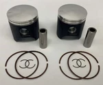 Dual Ring Piston Kit Ski Doo / Lynx 600 Ho E-tec Mxz Rave 2008-2019. Fixed Price $344.00.