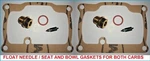 Carburetor Needle Valve Seat Gasket Polaris 85-99 340 400 440 500 Indy Rmk Sp. Fixed Price $39.90.