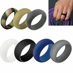 Set Of 7 Pack Silicone Wedding Engagement Ring Women Rubber Band Gym Sports. Fixed Price $5.29.